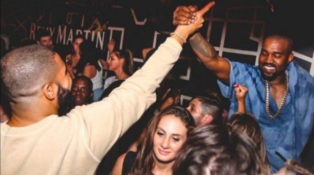 Drake e Kanye West fazem as pazes após anos de rivalidade Drake e Kanye West fazem as pazes após anos de rivalidade