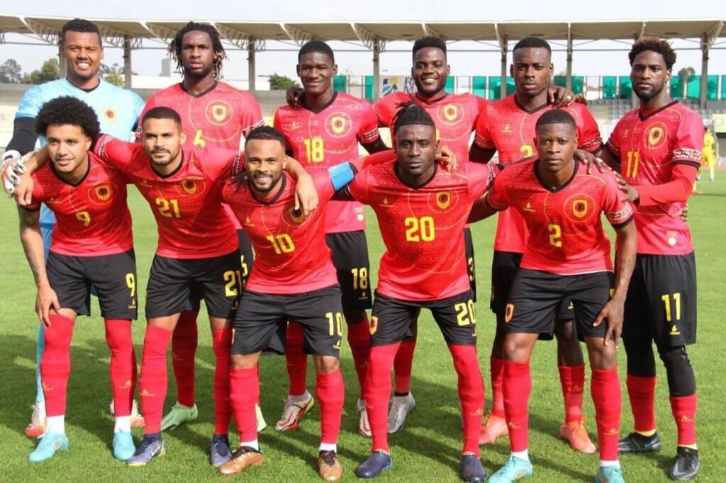 Angola no grupo (E) com o Gana, RCA e Madagáscar
