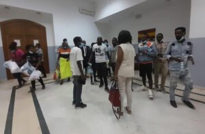 Choros no Tribunal Provincial de Luanda durante o julgamento de ativistas