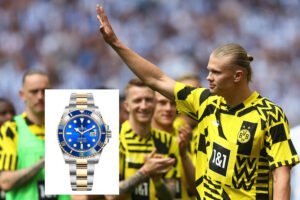 Haaland ofereceu um Rolex a cada um dos jogadores do Dortmund no seu último treino com a equipa