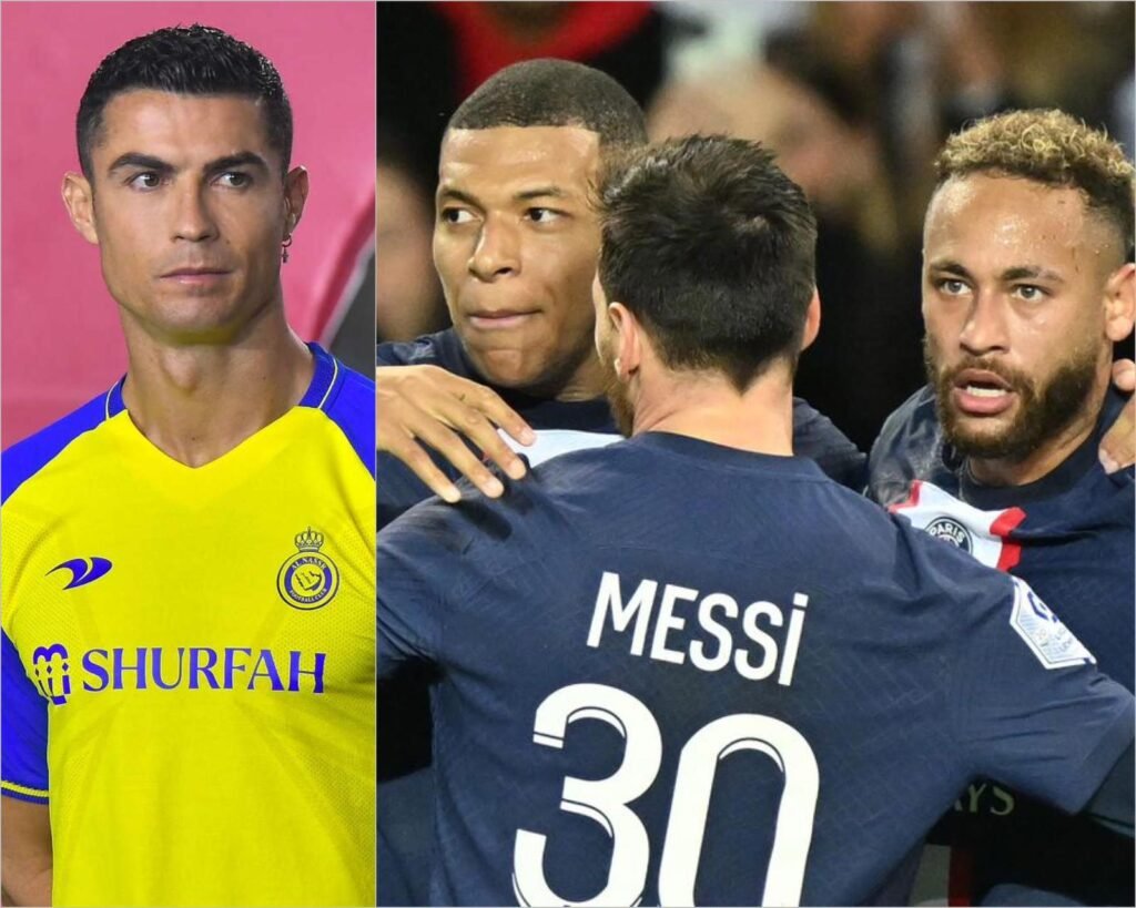 Ingresso VIP para assistir a Cristiano Ronaldo, Messi, Mbappé e Neymar leiloado por 2,6 milhões de dólares