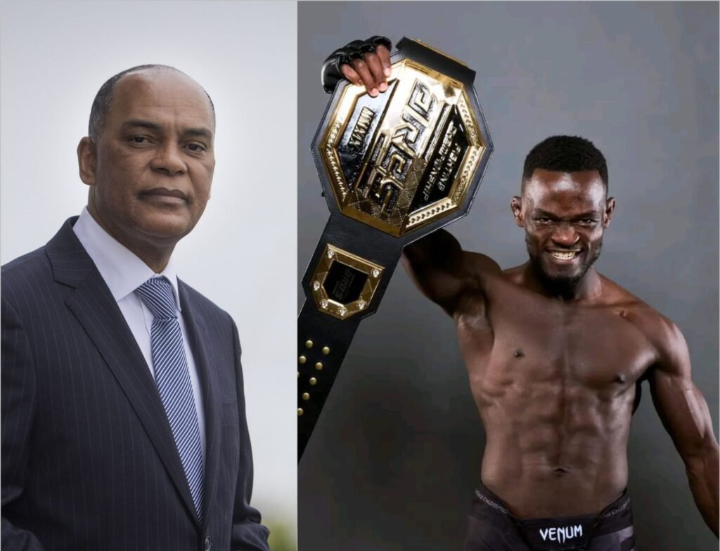 Adalberto Costa Júnior felicita Demarte Pena, campeão mundial de Peso-galo Adalberto Costa Júnior felicita Demarte Pena, campeão mundial de Peso-galo