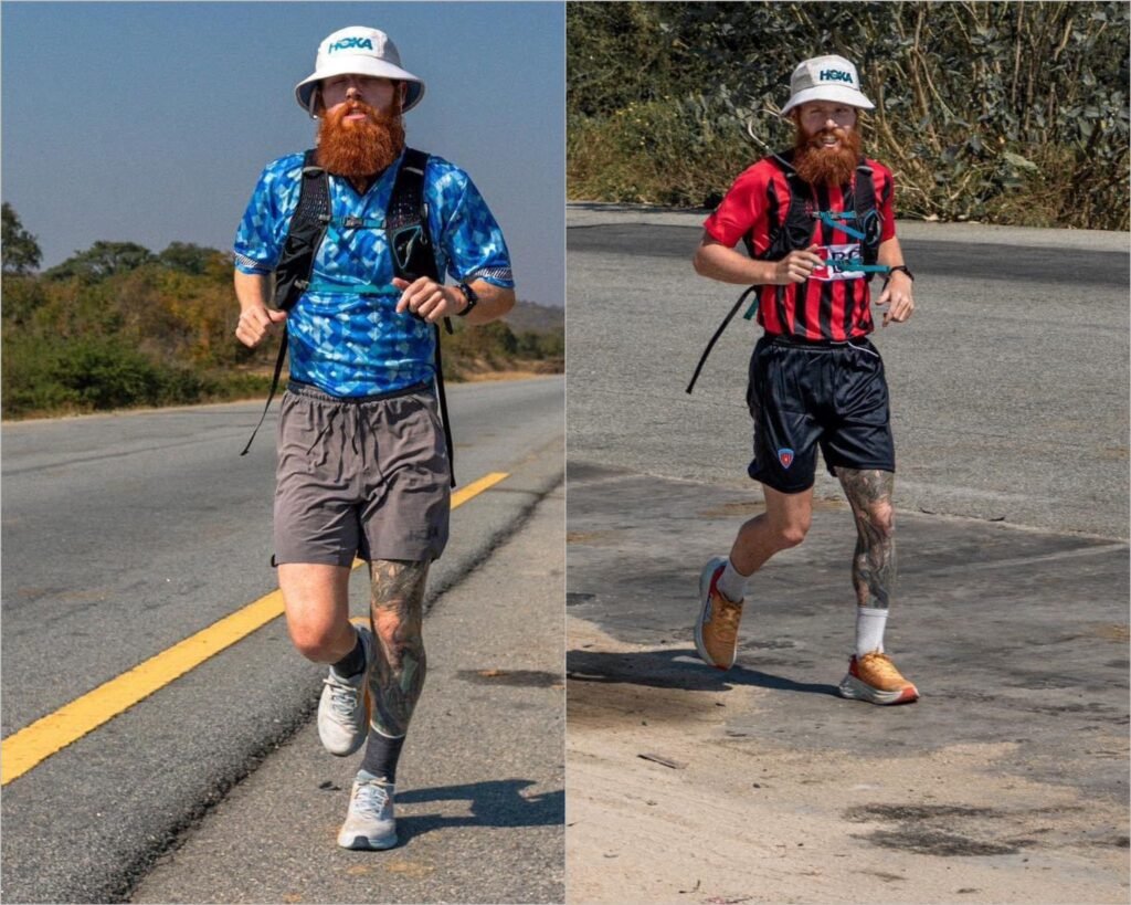 Corredor britânico que pretende correr do Sul ao Norte de África assaltado na sua passagem por Angola