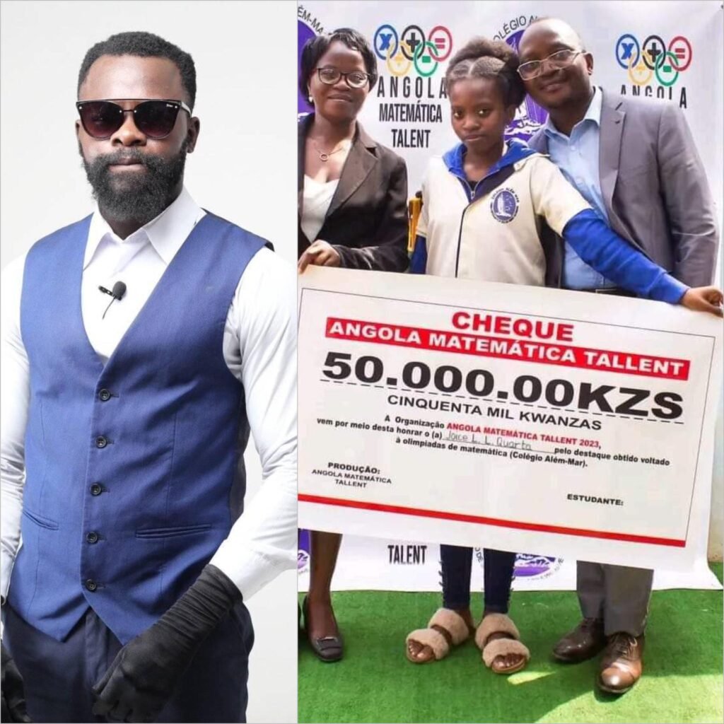 Professor Bernardo realiza campanha para ajudar vencedora das olimpíadas “Angola Matemática Talent” que se encontra doente