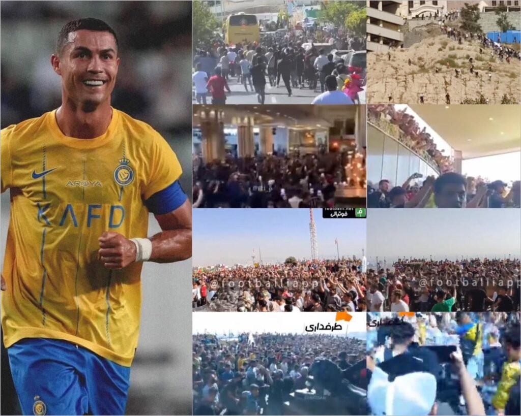 "Loucura" total no Irão para ver Cristiano Ronaldo