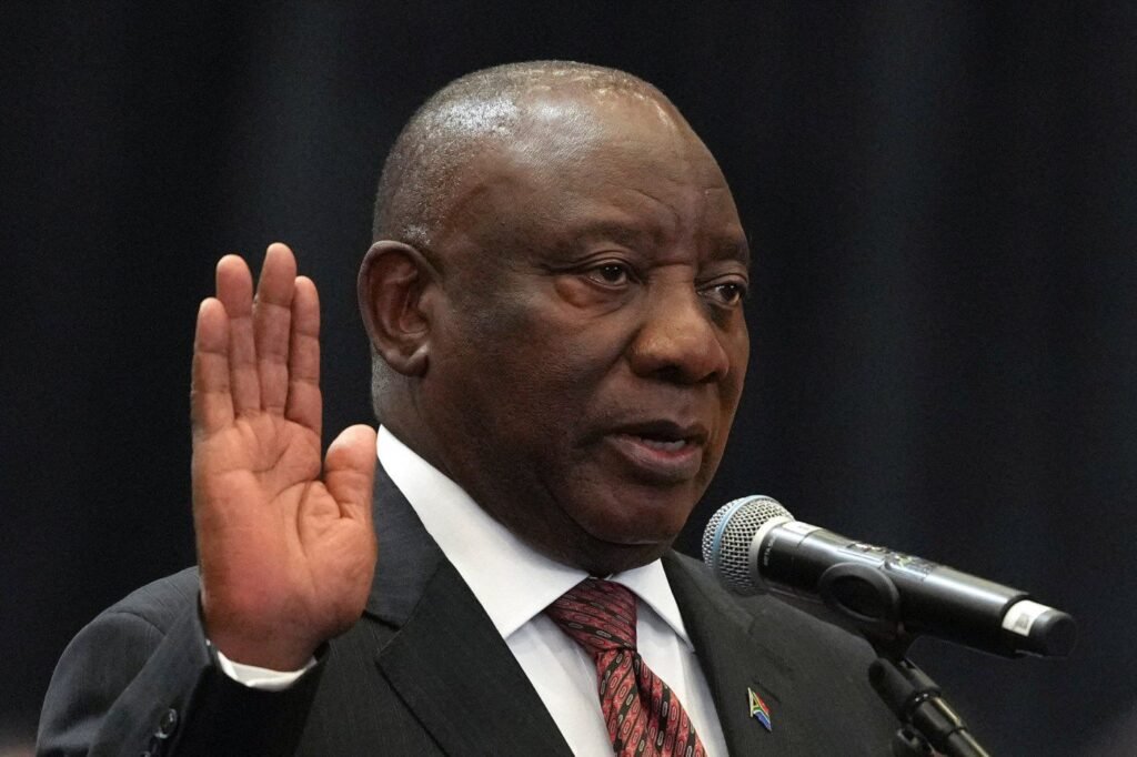 Cyril Ramaphosa reeleito presidente da África do Sul Cyril Ramaphosa reeleito presidente da África do Sul