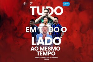 A Liga dos Campeões como nunca vista Tudo, Em Todo o Lado, ao Mesmo Tempo