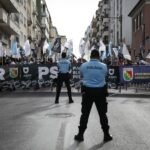 Polícias portugueses manifestam-se em Lisboa para exigir melhores salários